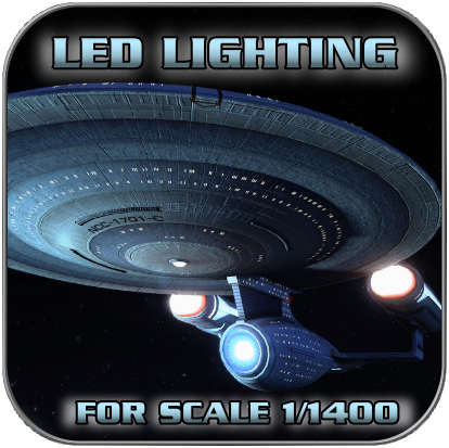 LED LIGHTING KIT for ENTERPRISE 1701-C 1/1400 Kit