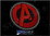 THE AVENGERS COSTUME PATCH (2 inch Red / Black)