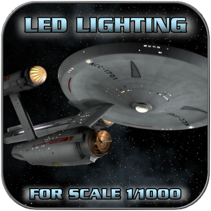 LED SET for the 1/1000 USS ENTERPRISE 1701 Kit