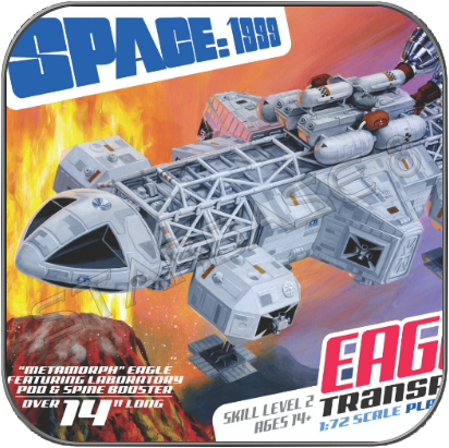 EAGLE 4 TRANSPORTER 'METAMORPH' - SPACE 1999 mpc 1/72 MODEL KIT