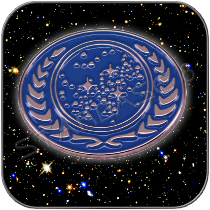 UFP - UNITED FEDERATION OF PLANETS RELIEF PIN