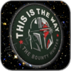 THIS IS THE WAY - THE BOUNTY HUNTE - MANDALORIAN - PREMIUM PVC OUTDOOR HIGH QUALITY PATCH with KLETT