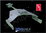 KLINGON D7 BATTLE CRUISER - 1/650 AMT STAR TREK MODELL BAUSATZ 2024