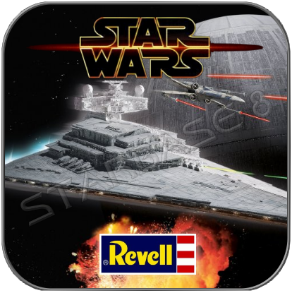 IMPERIAL STAR DESTROYER 1:4000 - REVELL BUILD & PLAY STAR WARS MODEL KIT (without box)