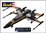 POE'S BOOSTED X-WING FIGHTER - 1:78 REVELL BUILD & PLAY STAR WARS MODEL KIT (without box)
