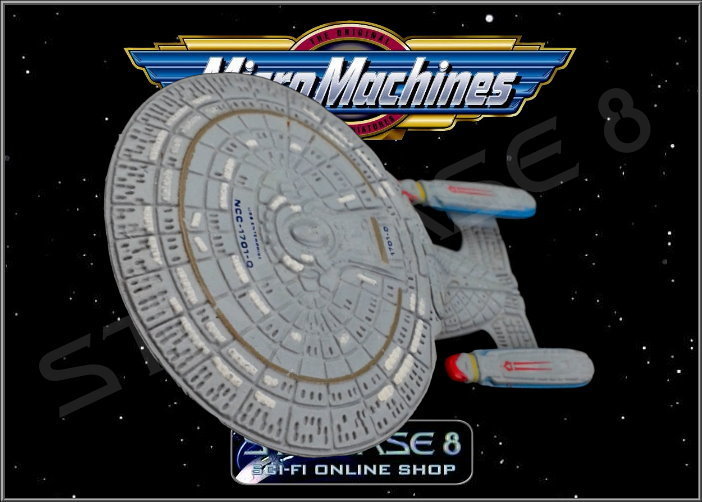 STAR TREK Micro Machines NCC-1701-A USS ENTERPRISE A model spaceship movies 
