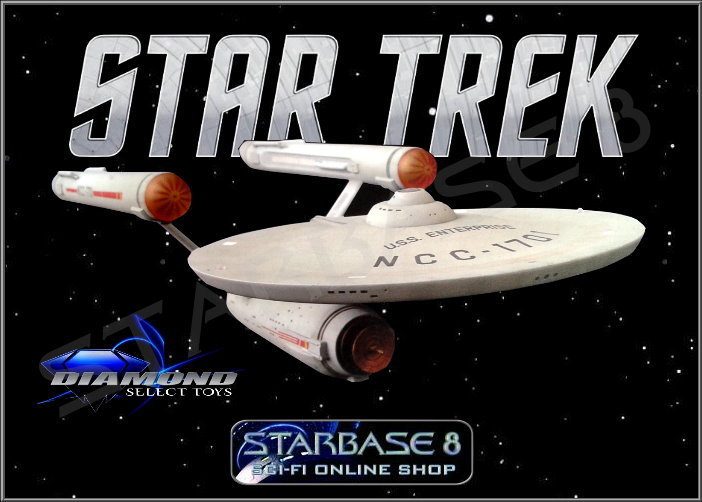 New Diamond Select 40th Anniversary STAR TREK USS Enterprise NCC-1701  Starship 