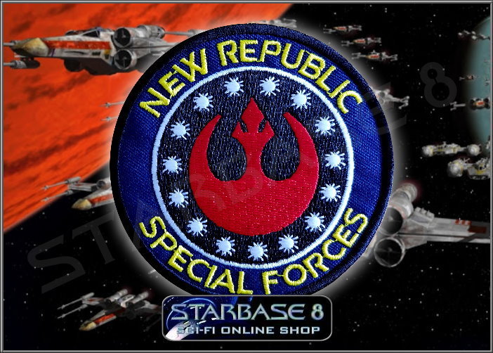 STAR WARS Aufnäher Patch NEW REPUBLIC SPECIAL FORCES Cosplay 