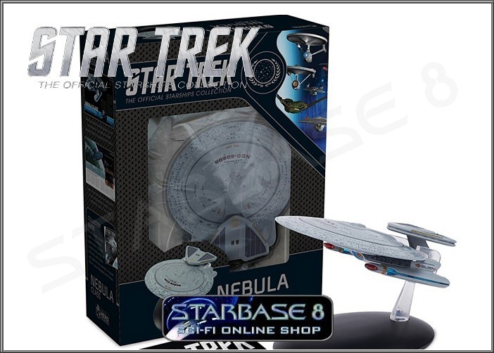 U.S.S Honshu Nebula Class Star Trek Metall Modell Diecast Eaglemoss #26 deutsch 