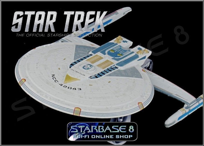 Star Trek Eaglemoss Ausgabe 52 USS Centaur NCC-42043 in OVP mit Heft 