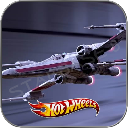 X-WING FIGHTER RED 5 - STAR WARS HOT WHEELS METALL MODELL