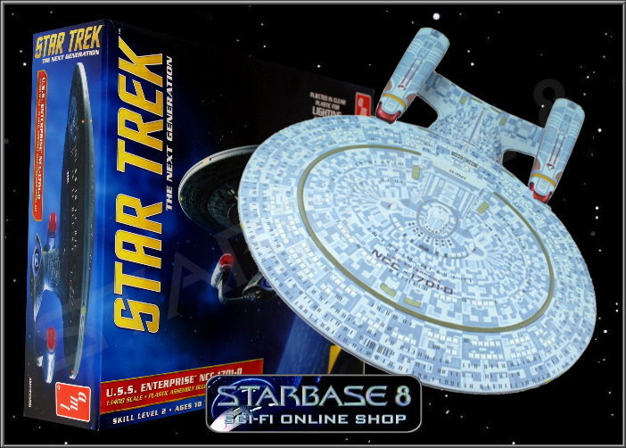 Star Trek USS Enterprise 1701 D 1/1400 Nacelle Clear Resin Detail Parts AMT New 