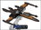 POE'S X-WING FIGHTER - STAR WARS HOT WHEELS METALL MODELL