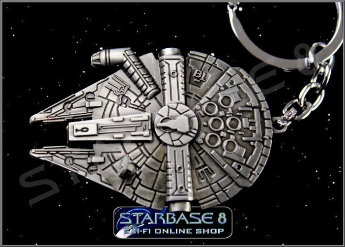 Star Wars The Force  Millennium Falcon-Gummi-Schlüsselanhänger 