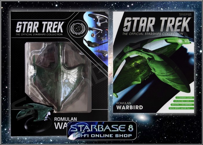 Romulan Warbird Valdore neu Star Trek Metall Raumschiff Modell Diecast 