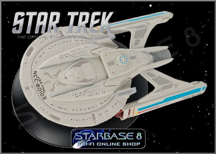 USS TITAN NCC-80102 Eaglemoss STAR TREK Starship Collection Bonus Issue