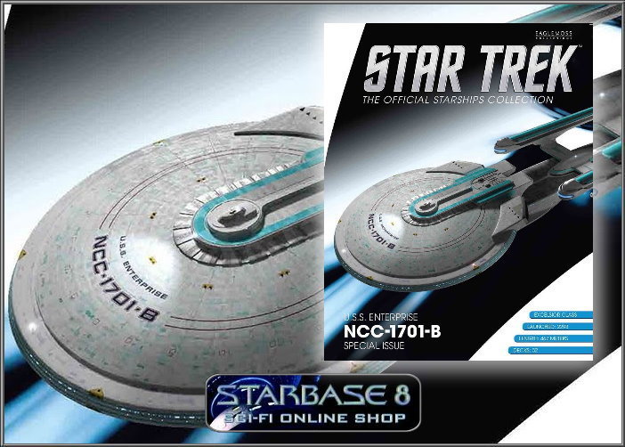 USS Enterprise NCC 1701-B  Star Trek Metall Raumschiff Modell Diecast neu 
