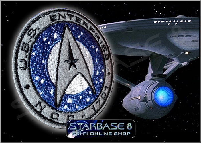 ENTERPRISE NCC-1701 STARFLEET AUFNÄHER PATCH STAR TREK U.S.S 