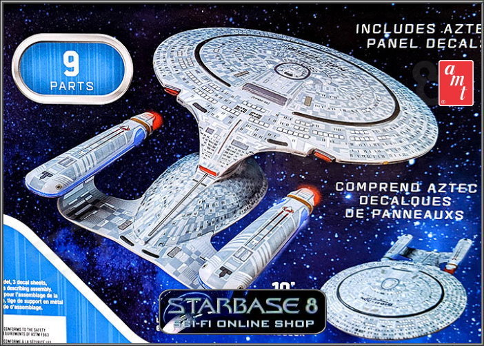 AMT Star Trek ENTERPRISE 1/2500 Plastic model TNG NCC-1701D U.S.S