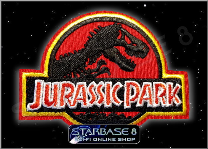 Jurassic Park Aufnäher Aufbügler 7x7 cm 2.75" 