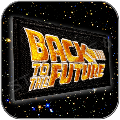 BACK TO THE FUTURE LOGO PATCH / AUFNÄHER