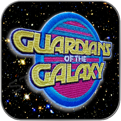 GUARDIANS OF THE GALAXY LOGO AUFNÄHER / PATCH