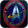 STARFLEET COMMAND MAGNET / UNTERSETZER STAR TREK TNG / DEEP SPACE 9 / VOYAGER
