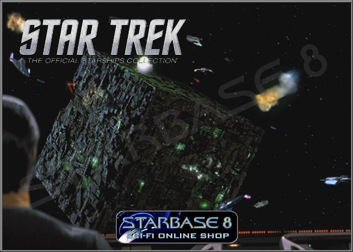 STAR TREK STARSHIPS COLLECTION #180 Borg Cube EAGLEMOSS englisches Magazin 