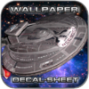 USS TITAN WALLPAPER DECAL SHEET - STARCRAFT