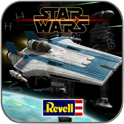 REBEL A-WING FIGHTER - 1:44 REVELL BUILD & PLAY STAR WARS BAUSATZ