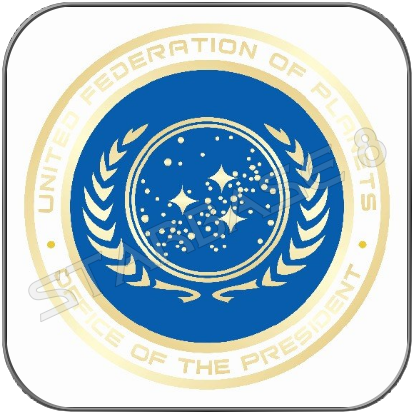 OFFICE OF THE PRESIDENT UNITED FEDERATION OF PLANETS FLAGGE