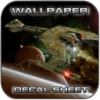 KLINGON D-4 WALLPAPER DECAL SHEET - STARCRAFT MODELS