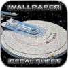 USS EXCELSIOR WALLPAPER DECAL SHEET - STARCRAFT