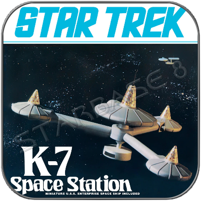 FEDERATION K-7 SPACE STATION - 1/7600 AMT STAR TREK MODELL BAUSATZ