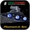 STAR DESTROYER - 1/2700 GREENSTRAWBERRY PHOTOETCH SET DEFLECTOR FLAPS