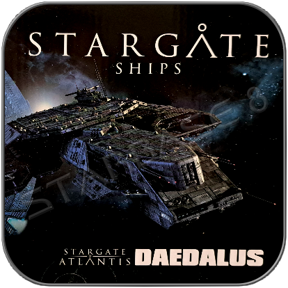 DEADALUS BC-304 BATTLE CRUISER - STARGATE SG-1 ATLANTIS EAGLEMOSS COLLECTION