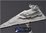 DEATH STAR & STAR DESTROYER - STAR WARS REVELL BANDAI MODEL KIT (without box)