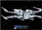 X-WING FIGHTER 1:57 - REVELL STAR WARS MODEL KIT (without box)